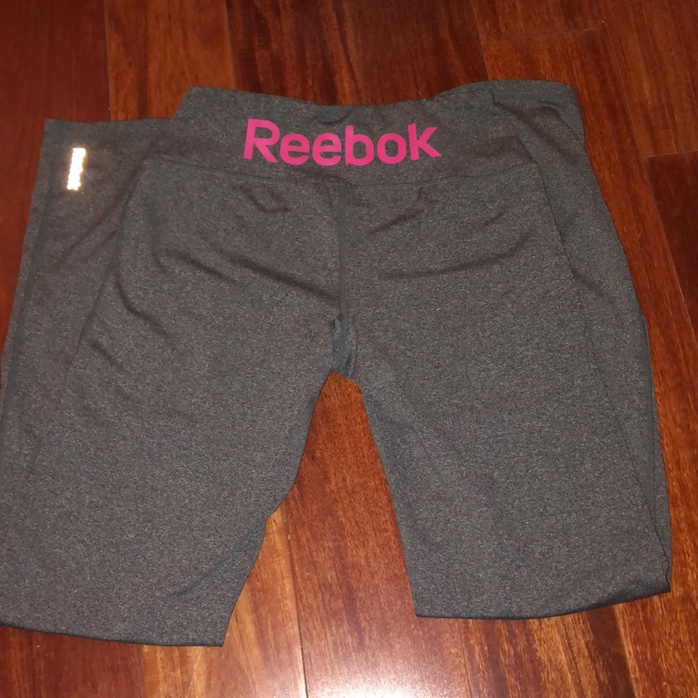 Grey Reebok Yoga Pants